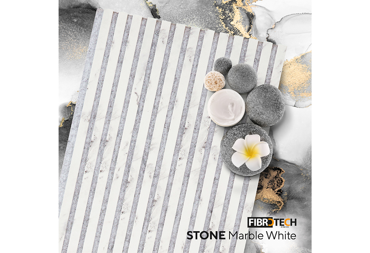 Απεικονίζεται πάνελ μαζί με διακοσμητικές πέτρες.